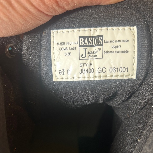 Classic Black Men's Leather Boots - Picture 5 of 5